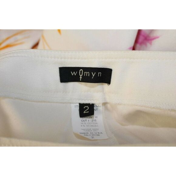 ladies womyn floral pants size 2 - Picture 6 of 6